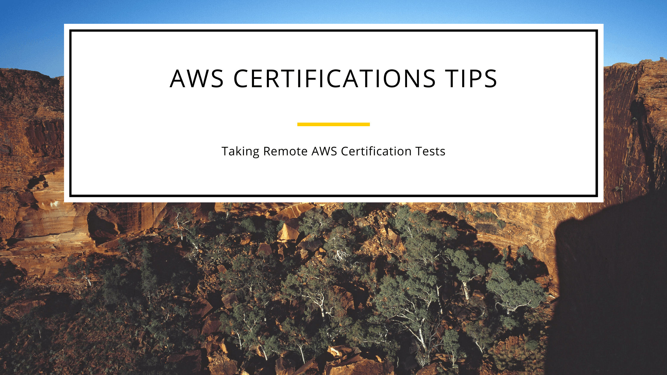 AWS Certifications Tips